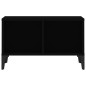 vidaXL Mesa de centro madera contrachapada negro 60x50x36,5 cm vidaXL Mesa de centro madera contrachapada negro 60x50x36,5 cm
