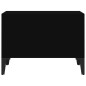 vidaXL Mesa de centro madera contrachapada negro 60x50x36,5 cm vidaXL Mesa de centro madera contrachapada negro 60x50x36,5 cm