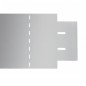 vidaXL Set 5 paneles divisorios flexibles acero galvanizado 100x14 cm