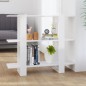 vidaXL Estantería/divisor de espacios blanco brillante 100x30x87 cm vidaXL Estantería/divisor de espacios blanco brillante 100x30x87 cm