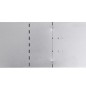 vidaXL Set 5 paneles divisorios flexibles acero galvanizado 100x14 cm
