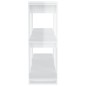 vidaXL Estantería/divisor de espacios blanco brillante 100x30x87 cm vidaXL Estantería/divisor de espacios blanco brillante 100x30x87 cm