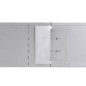vidaXL Set 5 paneles divisorios flexibles acero galvanizado 100x14 cm