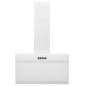 vidaXL Campana extractora pared acero y vidrio templado blanco 60 cm vidaXL Campana extractora pared acero y vidrio templado blanco 60 cm