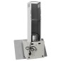 vidaXL Campana extractora pared acero y vidrio templado blanco 60 cm vidaXL Campana extractora pared acero y vidrio templado blanco 60 cm