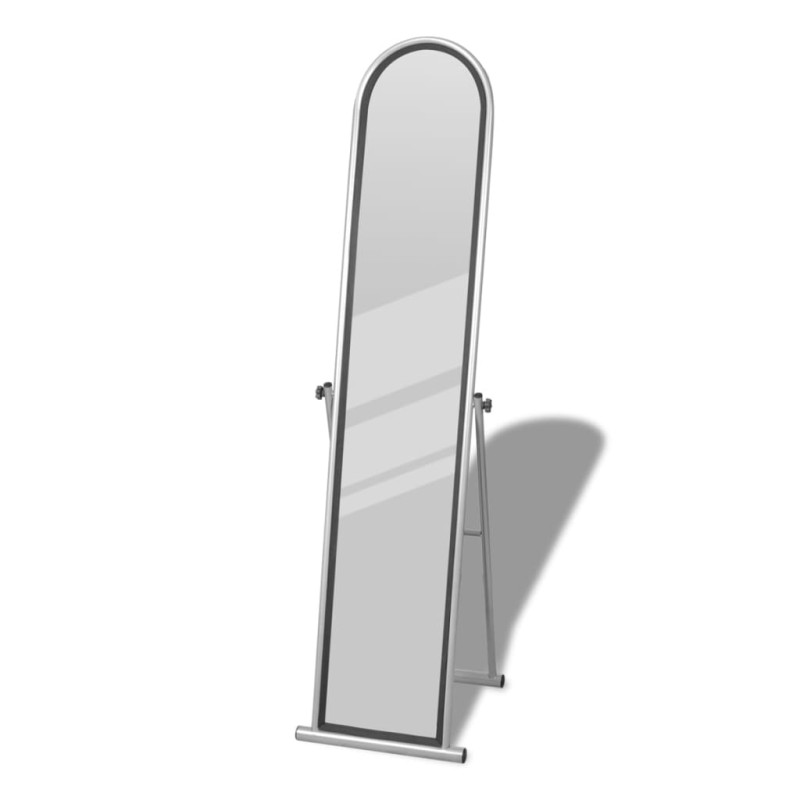 vidaXL Espejo de pie de cuerpo entero gris vidaXL Espejo de pie de cuerpo entero gris