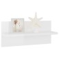 vidaXL Estantes de pared 4 unidades blanco brillo 40x11,5x18 cm vidaXL Estantes de pared 4 unidades blanco brillo 40x11,5x18 cm