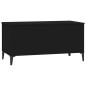 vidaXL Mesa de centro madera contrachapada negro 90x44,5x45 cm vidaXL Mesa de centro madera contrachapada negro 90x44,5x45 cm