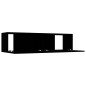 vidaXL Mueble pared TV madera contrachapada negro 120x30x30 cm vidaXL Mueble pared TV madera contrachapada negro 120x30x30 cm