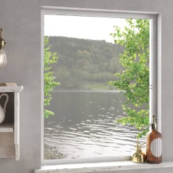 vidaXL Mosquitera para ventanas blanco 100x120 cm