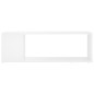 vidaXL Mueble para TV madera contrachapada blanco 100x24x32 cm vidaXL Mueble para TV madera contrachapada blanco 100x24x32 cm