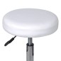vidaXL Taburete de oficina blanco 