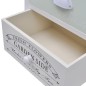 vidaXL Mesitas de noche de estilo francés de madera 2 unidades 