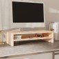 vidaXL Soporte de monitor madera maciza de pino 50x24x13 cm