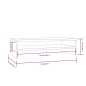vidaXL Soporte de monitor madera maciza de pino 50x24x13 cm