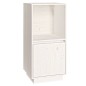 vidaXL Aparador de madera maciza de pino blanco 38x35x80 cm vidaXL Aparador de madera maciza de pino blanco 38x35x80 cm