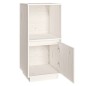 vidaXL Aparador de madera maciza de pino blanco 38x35x80 cm vidaXL Aparador de madera maciza de pino blanco 38x35x80 cm