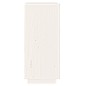 vidaXL Aparador de madera maciza de pino blanco 38x35x80 cm vidaXL Aparador de madera maciza de pino blanco 38x35x80 cm