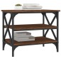 vidaXL Mesa auxiliar madera contrachapada marrón roble 55x38x45 cm vidaXL Mesa auxiliar madera contrachapada marrón roble 55x38x45 cm