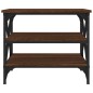 vidaXL Mesa auxiliar madera contrachapada marrón roble 55x38x45 cm vidaXL Mesa auxiliar madera contrachapada marrón roble 55x38x45 cm