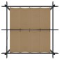 vidaXL Cenador de jardín con techo retráctil gris taupe 3x3 m vidaXL Cenador de jardín con techo retráctil gris taupe 3x3 m