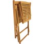 vidaXL Tumbona con reposapiés de madera maciza de acacia vidaXL Tumbona con reposapiés de madera maciza de acacia
