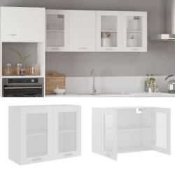 vidaXL Armario colgante cocina contrachapada blanco 80x31x60 cm