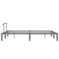vidaXL Estructura de cama de metal gris 160x200 cm vidaXL Estructura de cama de metal gris 160x200 cm