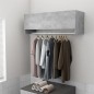 vidaXL Armario de madera contrachapada gris hormigón 100x32,5x35 cm vidaXL Armario de madera contrachapada gris hormigón 100x32,5x35 cm