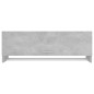 vidaXL Armario de madera contrachapada gris hormigón 100x32,5x35 cm vidaXL Armario de madera contrachapada gris hormigón 100x32,5x35 cm