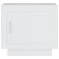 vidaXL Mesa de centro madera contrachapada blanco 51x50x45 cm vidaXL Mesa de centro madera contrachapada blanco 51x50x45 cm
