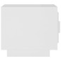 vidaXL Mesa de centro madera contrachapada blanco 51x50x45 cm vidaXL Mesa de centro madera contrachapada blanco 51x50x45 cm