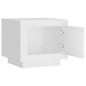 vidaXL Mesa de centro madera contrachapada blanco 51x50x45 cm vidaXL Mesa de centro madera contrachapada blanco 51x50x45 cm
