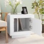 vidaXL Mesa de centro madera contrachapada blanco 51x50x45 cm vidaXL Mesa de centro madera contrachapada blanco 51x50x45 cm