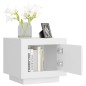 vidaXL Mesa de centro madera contrachapada blanco 51x50x45 cm vidaXL Mesa de centro madera contrachapada blanco 51x50x45 cm