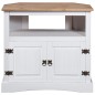 vidaXL Mesa consola Corona Range de pino mexicano blanco 80x43x78 cm vidaXL Mesa consola Corona Range de pino mexicano blanco 80x43x78 cm