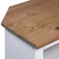 vidaXL Mesa consola Corona Range de pino mexicano blanco 80x43x78 cm vidaXL Mesa consola Corona Range de pino mexicano blanco 80x43x78 cm