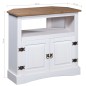 vidaXL Mesa consola Corona Range de pino mexicano blanco 80x43x78 cm vidaXL Mesa consola Corona Range de pino mexicano blanco 80x43x78 cm