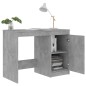 vidaXL Escritorio de madera contrachapada gris hormigón 100x50x76 cm vidaXL Escritorio de madera contrachapada gris hormigón 100x50x76 cm