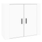 vidaXL Aparador de madera contrachapada blanco 80x33x70 cm vidaXL Aparador de madera contrachapada blanco 80x33x70 cm