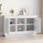 vidaXL Aparador de madera contrachapada blanco 102x35x60 cm vidaXL Aparador de madera contrachapada blanco 102x35x60 cm