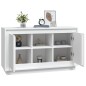 vidaXL Aparador de madera contrachapada blanco 102x35x60 cm vidaXL Aparador de madera contrachapada blanco 102x35x60 cm