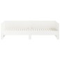vidaXL Sofá cama extraíble madera maciza de pino blanco 2x(80x200) cm vidaXL Sofá cama extraíble madera maciza de pino blanco 2x(80x200) cm