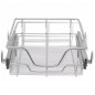 vidaXL Bandejas de alambre extraíbles 2 uds plateado 400 mm