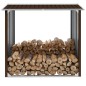 vidaXL Caseta jardín para leña acero galvanizado marrón 172x91x154 cm vidaXL Caseta jardín para leña acero galvanizado marrón 172x91x154 cm