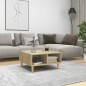 vidaXL Mesa de centro madera contrachapada roble Sonoma 60x60x30 cm vidaXL Mesa de centro madera contrachapada roble Sonoma 60x60x30 cm