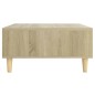 vidaXL Mesa de centro madera contrachapada roble Sonoma 60x60x30 cm vidaXL Mesa de centro madera contrachapada roble Sonoma 60x60x30 cm