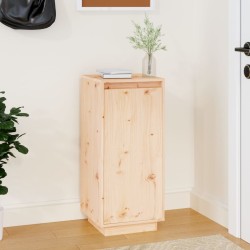 vidaXL Armario zapatero de madera maciza de pino 35x35x80 cm