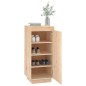 vidaXL Armario zapatero de madera maciza de pino 35x35x80 cm vidaXL Armario zapatero de madera maciza de pino 35x35x80 cm
