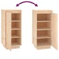 vidaXL Armario zapatero de madera maciza de pino 35x35x80 cm vidaXL Armario zapatero de madera maciza de pino 35x35x80 cm